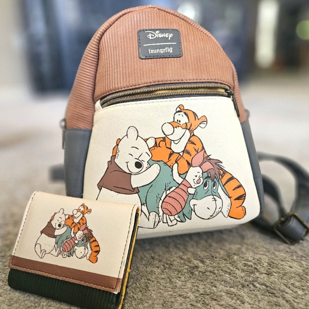 Disney loungefly backpack and wallet